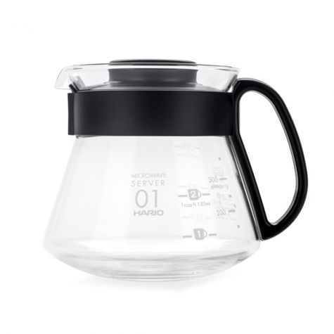 Servírovací konvička Hario V60-01 s plastovým uchem