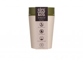 Kelímek rCUP/Circular&CO Cream and Green 227 ml